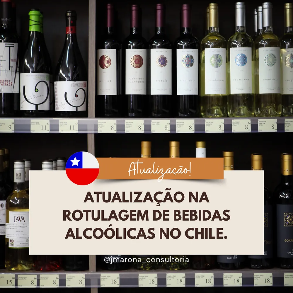Atualização na rotulagem de bebidas alcoólicas no Chile