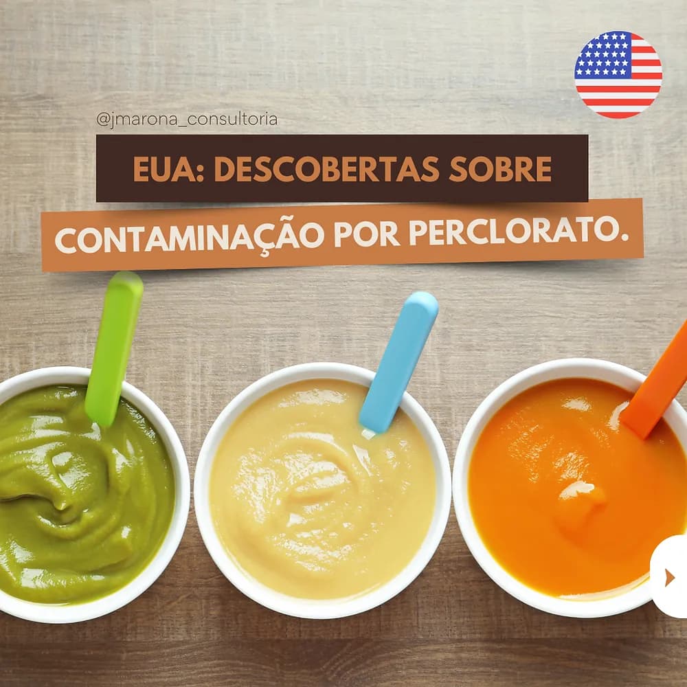EUA: Descobertas sobre contaminação por perclorato em alimentos e água