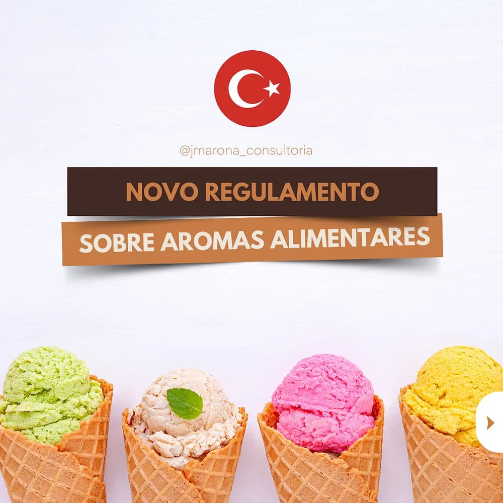 Turquia - Novo regulamento sobre aromas alimentares