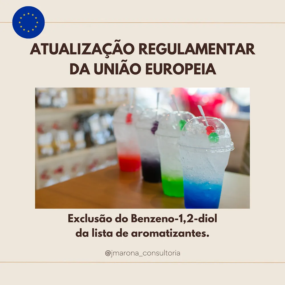 Atualização Regulamentar da União Europeia: Exclusão do Benzeno-1,2-diol da Lista de Aromatizantes