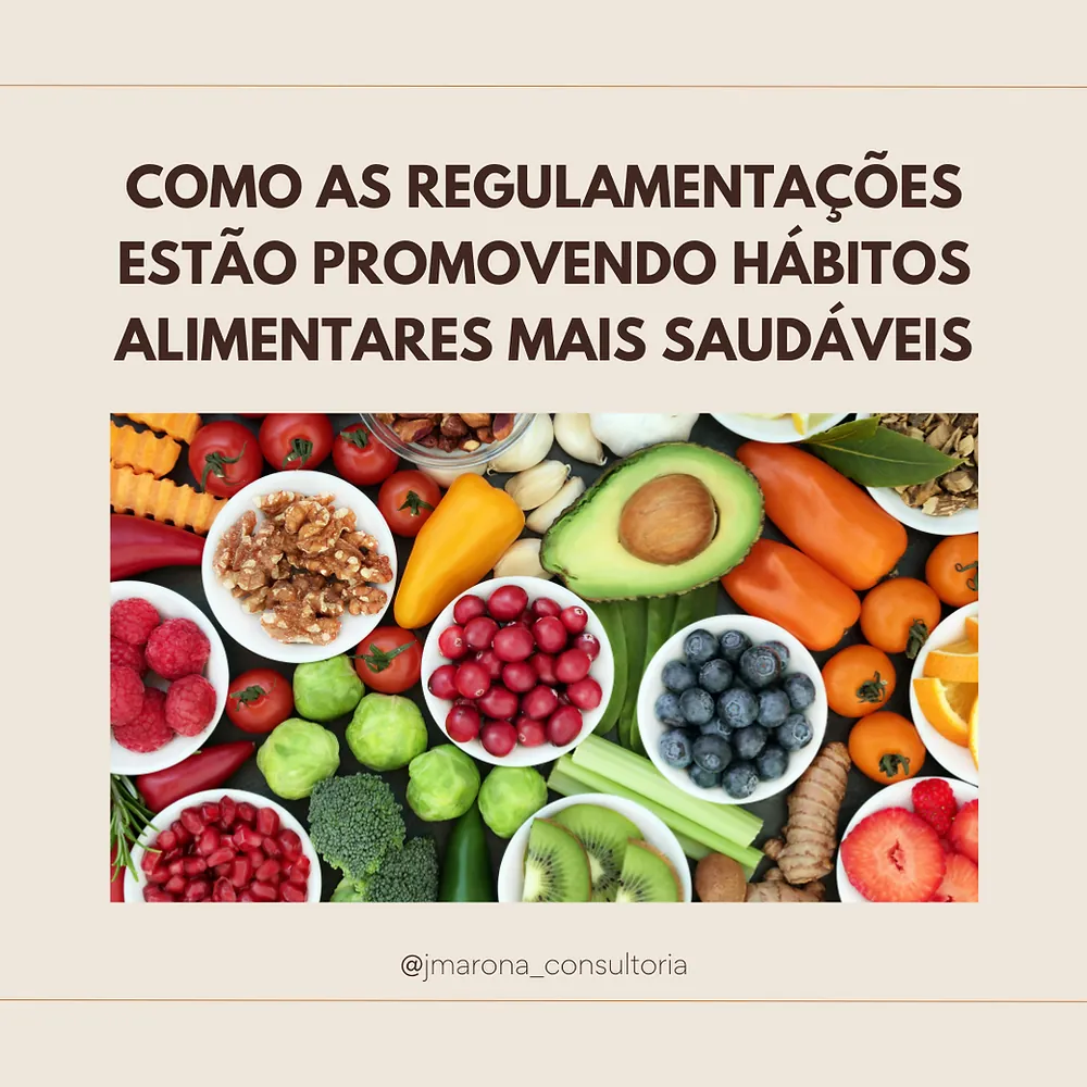 Como as regulamentações estão promovendo hábitos alimentares mais saudáveis