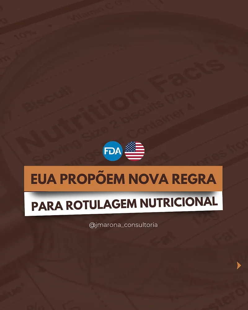 EUA publicam proposta de nova regra para rotulagem na frente da embalagem