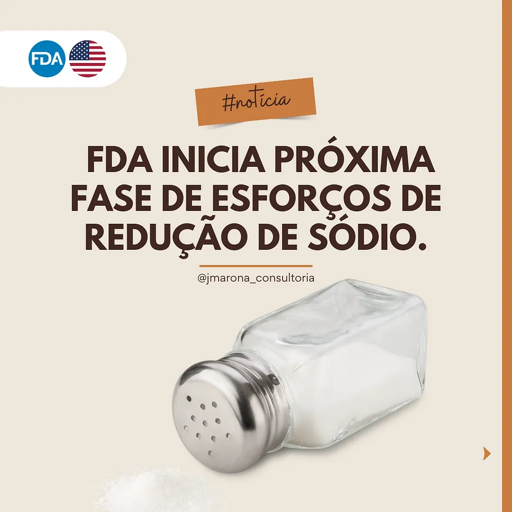 FDA inicia próxima fase de esforços de redução de sódio
