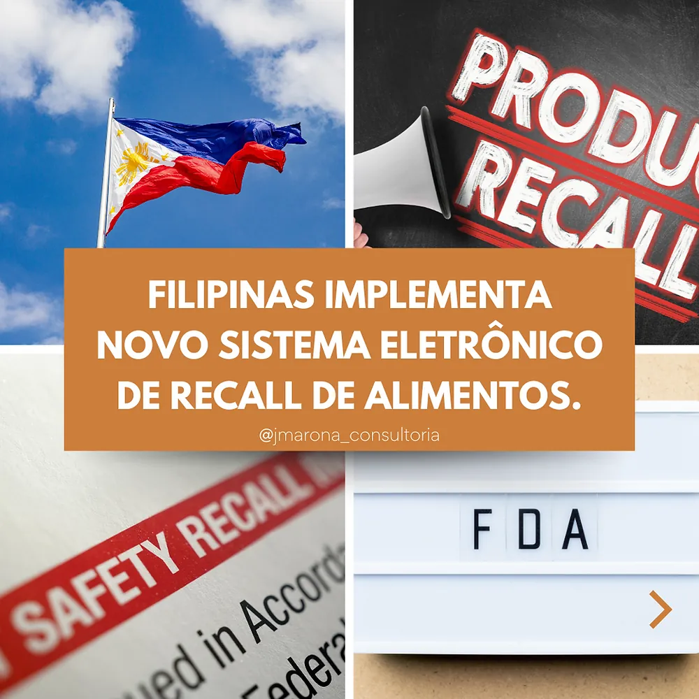 Filipinas Implementa Novo Sistema Eletrônico de Recall de Alimentos