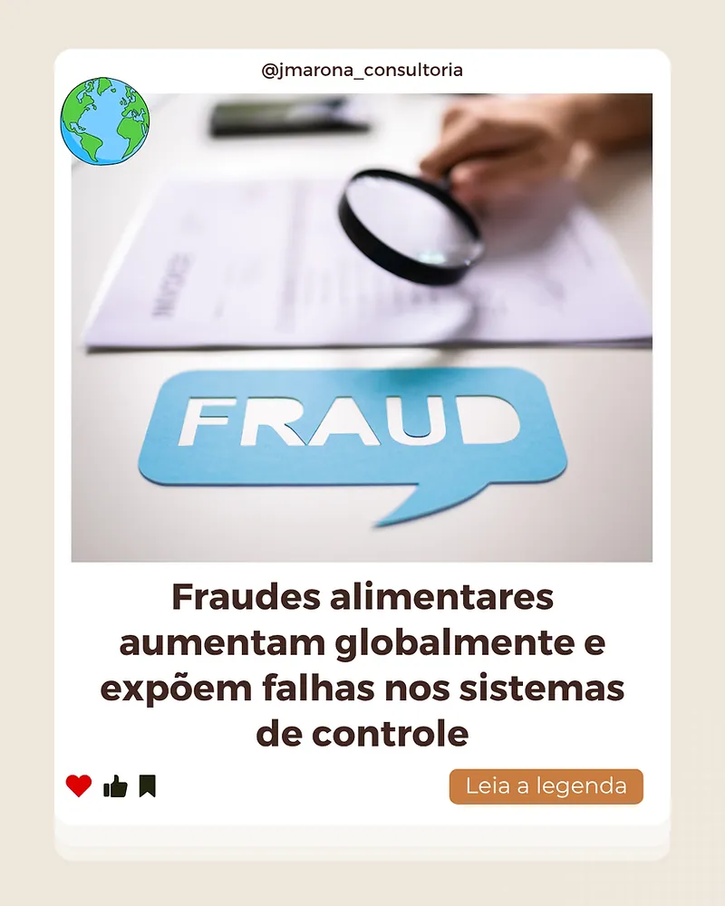 Fraudes alimentares aumentam globalmente e expõem falhas nos sistemas de controle