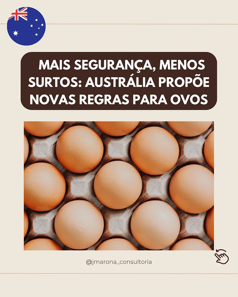 Novas regras para ovos na Austrália