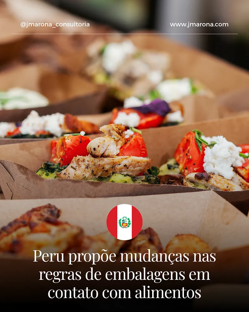 Peru propõe mudanças nas regras de embalagens em contato com alimentos