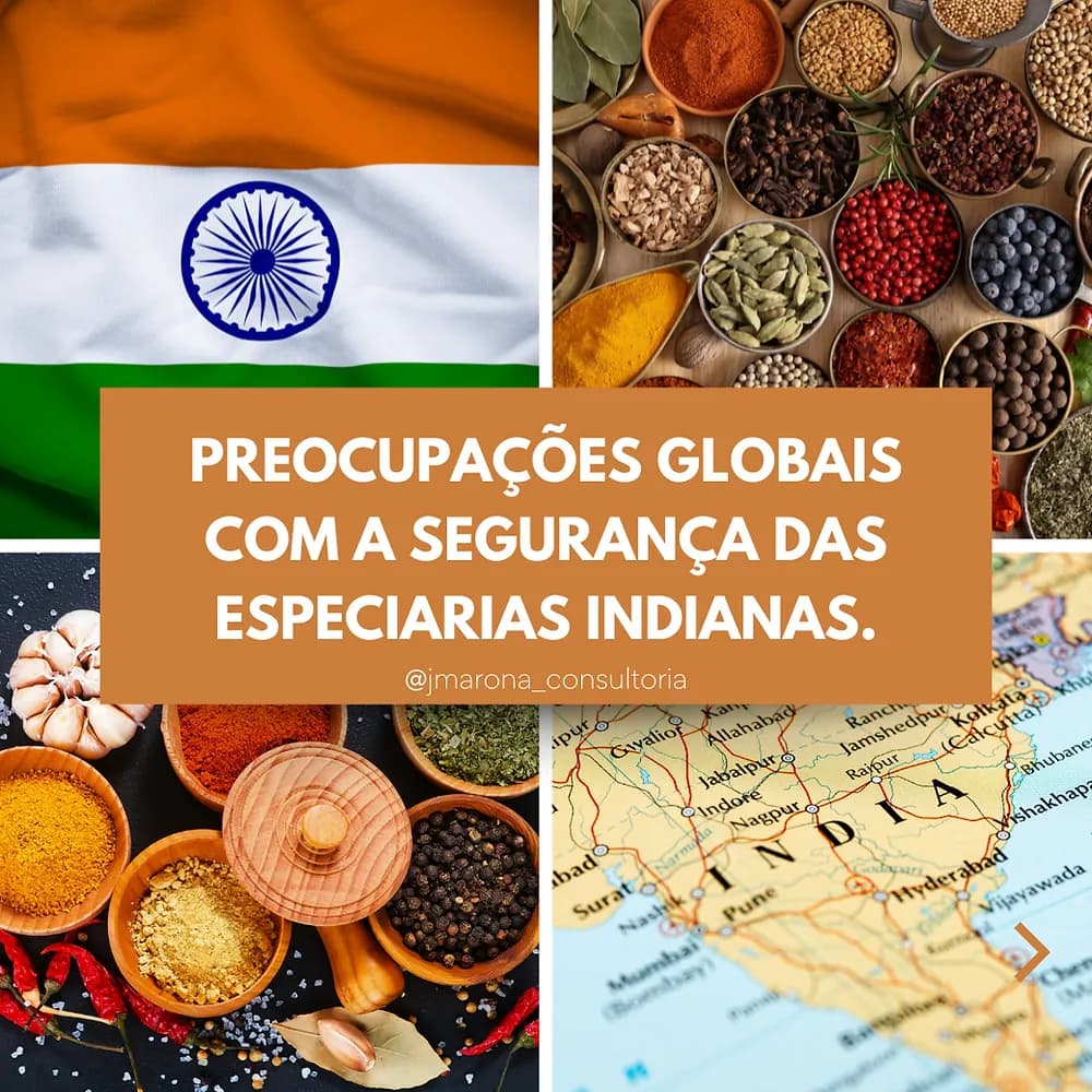 Preocupações Globais com a Segurança das Especiarias Indianas