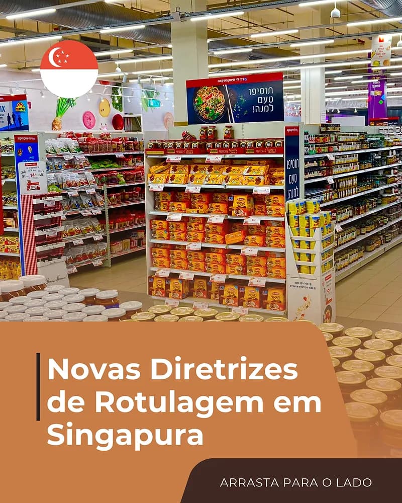 Singapura endurece regras de rotulagem para alimentos pré-embalados: foco em "sem glúten" e transparência