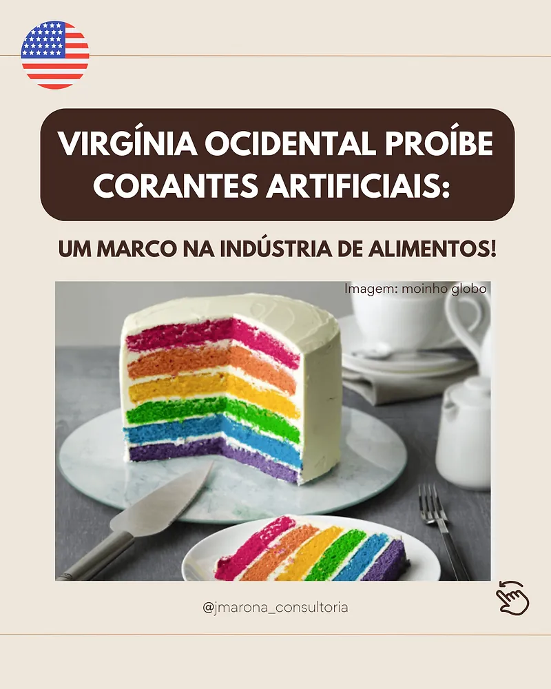 Virgínia Ocidental proíbe corantes artificiais: um marco na indústria de alimentos!